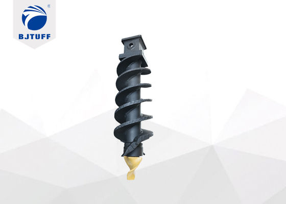 16Mn Double Start Spiral Straight Drilling Auger Flat Teeth Soil Digging Drill Bit