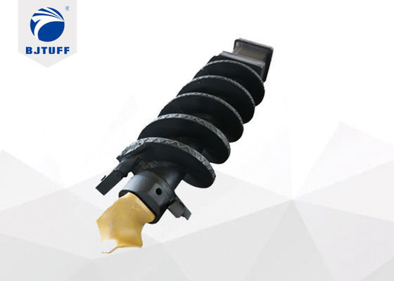 16Mn Double Start Spiral Straight Drilling Auger Flat Teeth Soil Digging Drill Bit