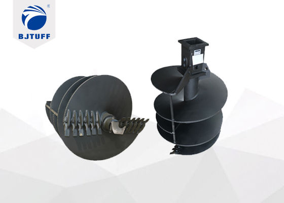 1800mm Double Cut Soil Straight Dirt Auger Drill Bit Hardpan Drilling Rig Spare Parts
