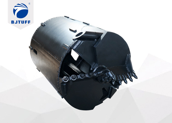 Complex Rock Drilling Conical Auger Bucket 500mm To 3000mm Foundation Piling Tools