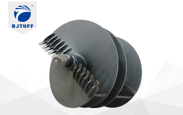 Q355B Gravel Straight Fishtail Pilot Drilling Auger Dia 1600mm For Pile Foundation