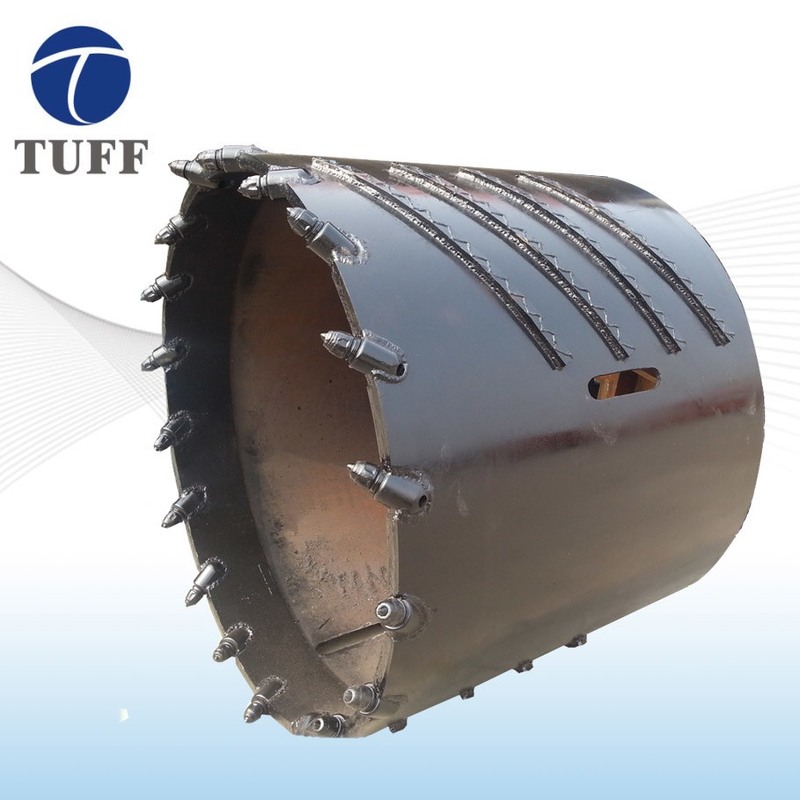 2200mm Drilling Core Barrel Bullet Teeth 20mm Stiffening Ring